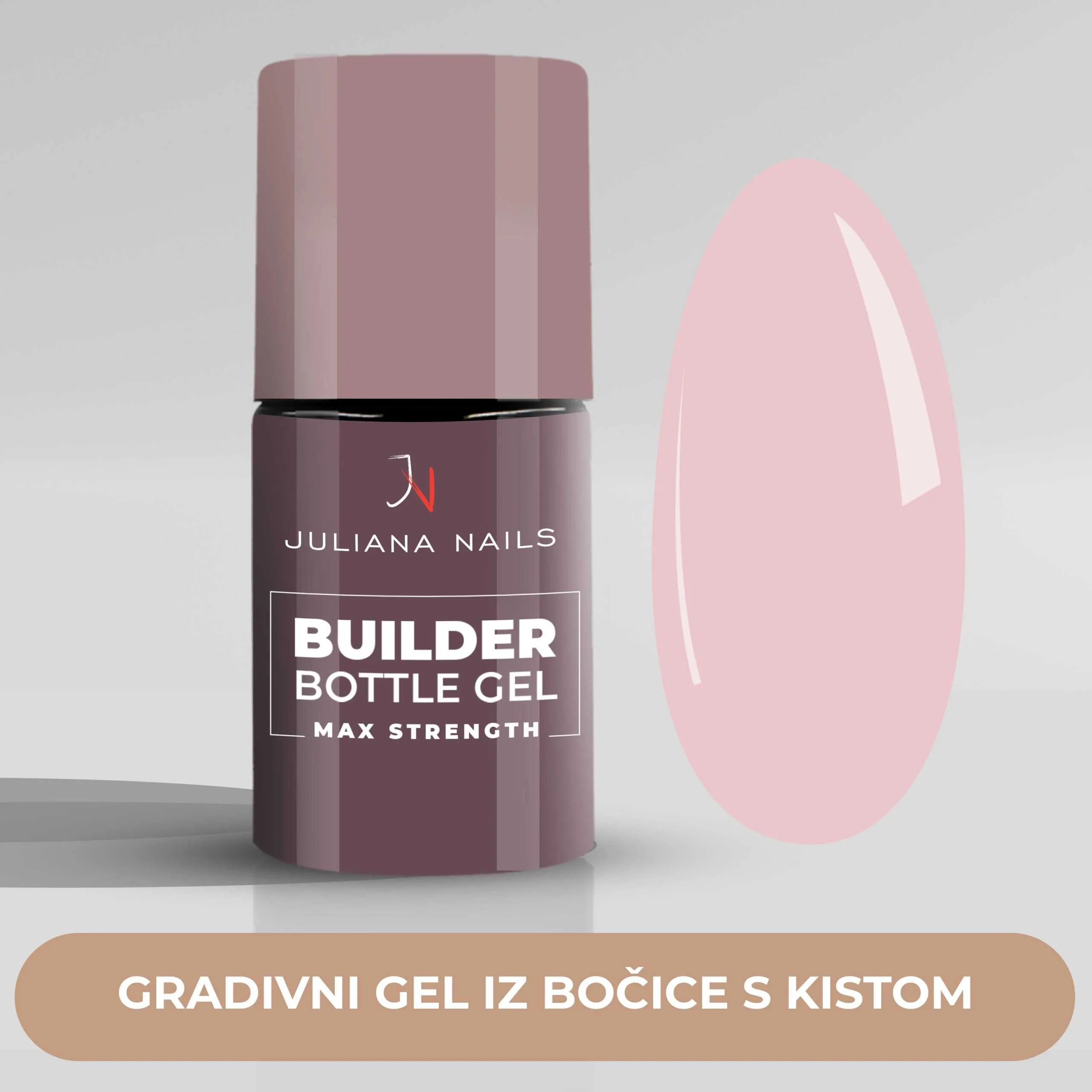 builder bottle gel – natural rose - slika 5