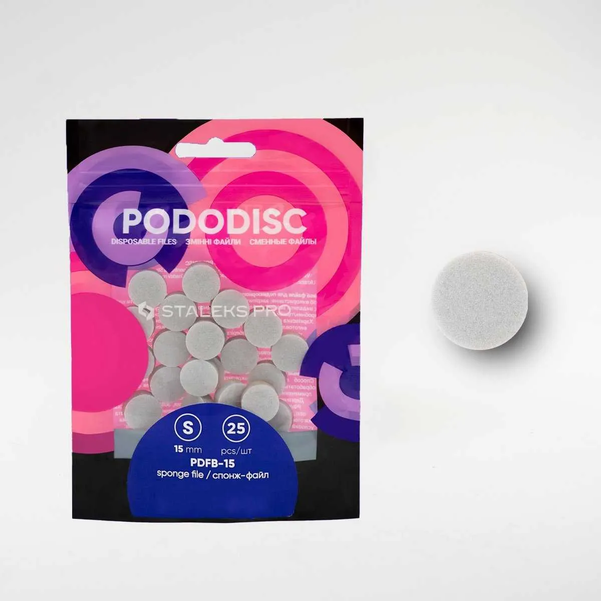 pododisc zamjenski jastučići – staleks pro – s – vrlo sitna zrnatost (25 komada) - slika 3