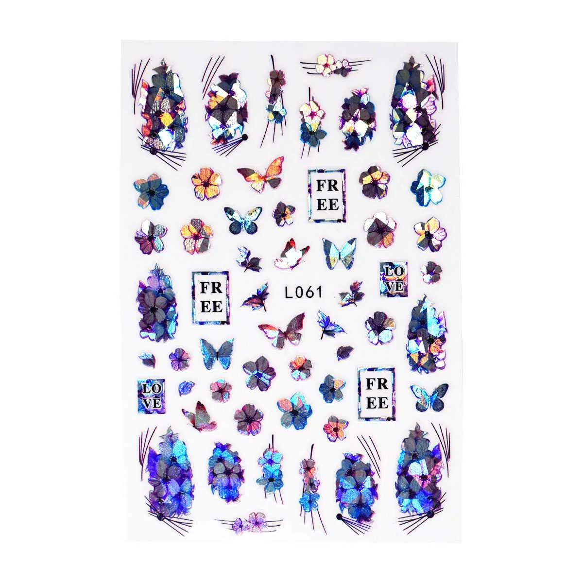 Nail Sticker – Happy Prints 2 - Zagreb