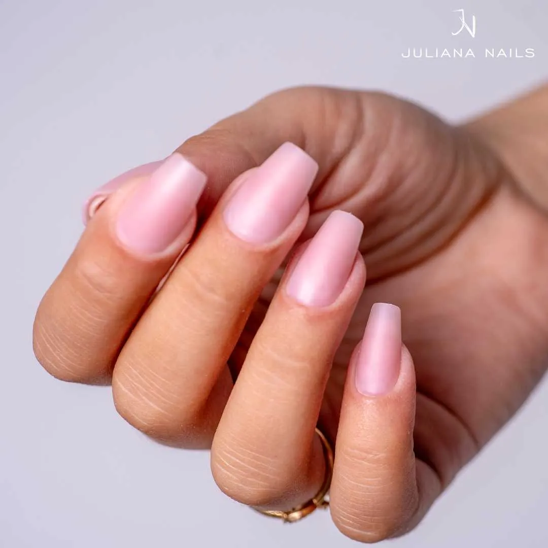 press-on fullcover tipse natural pink – ballerina – srednje (100 kom.) - slika 2