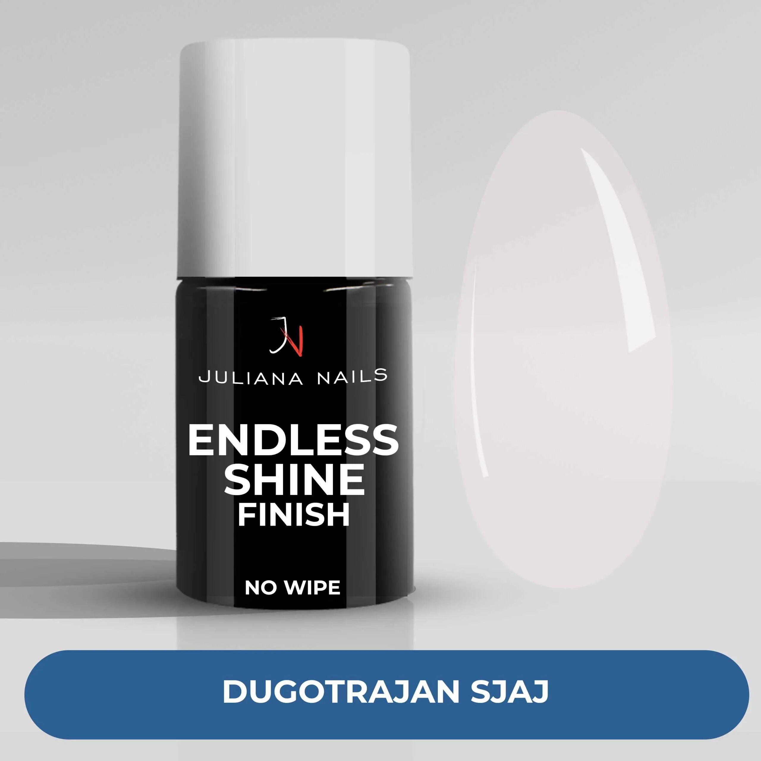 gel lak endless shine finish - powder rose - slika 2