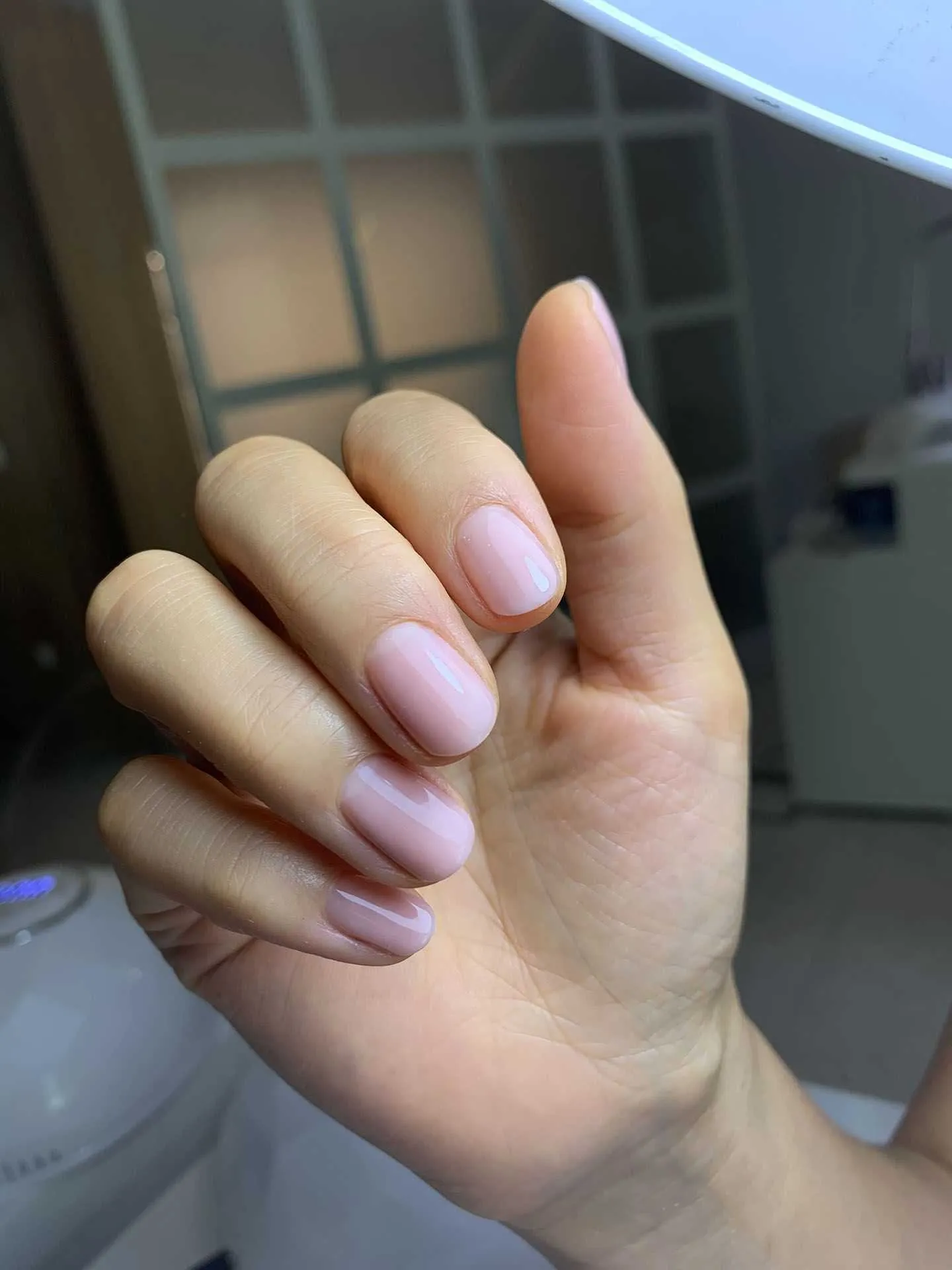 rubber base gel - milky rose - slika 3