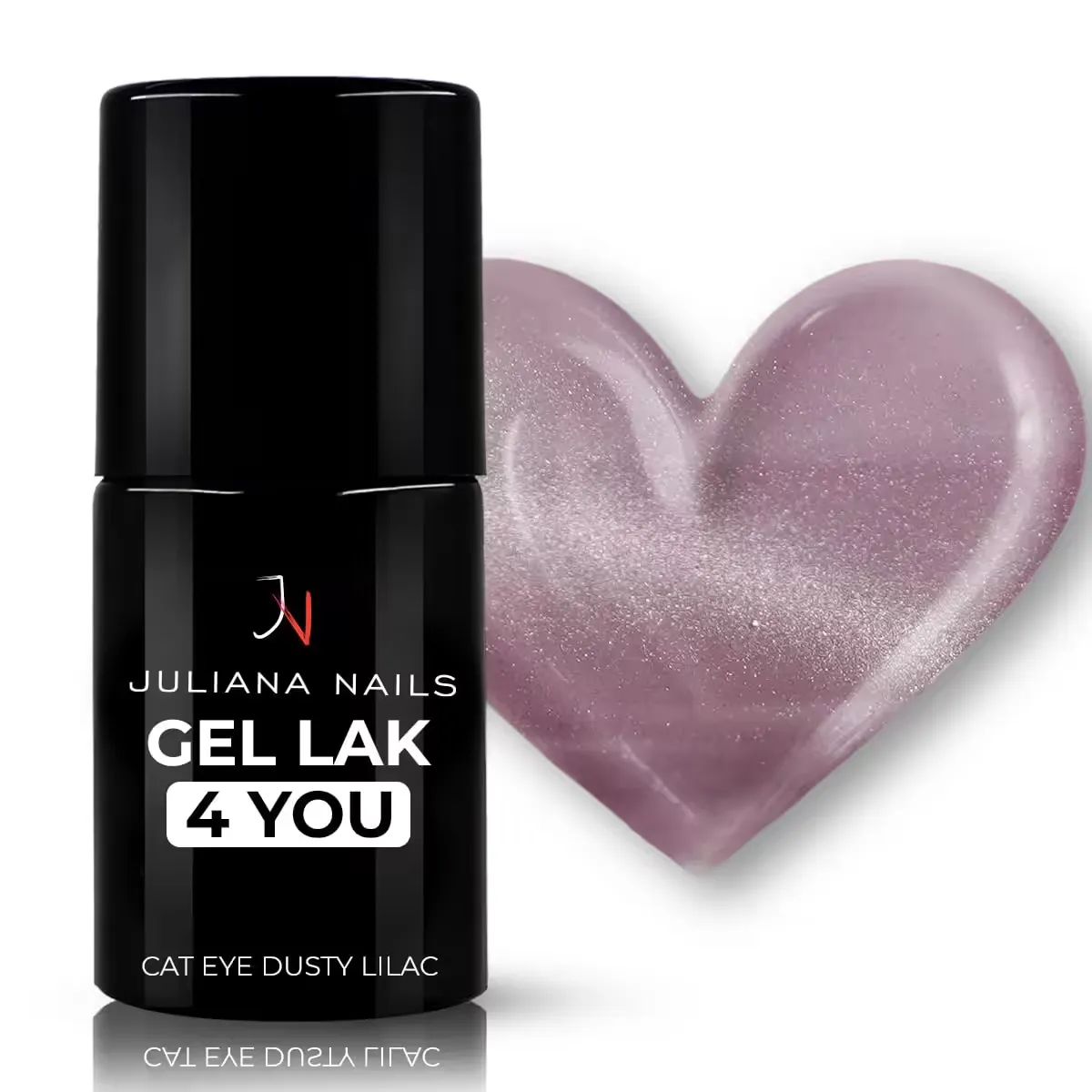 gel lak 4 you - cat eye dusty lilac 6ml - slika 2