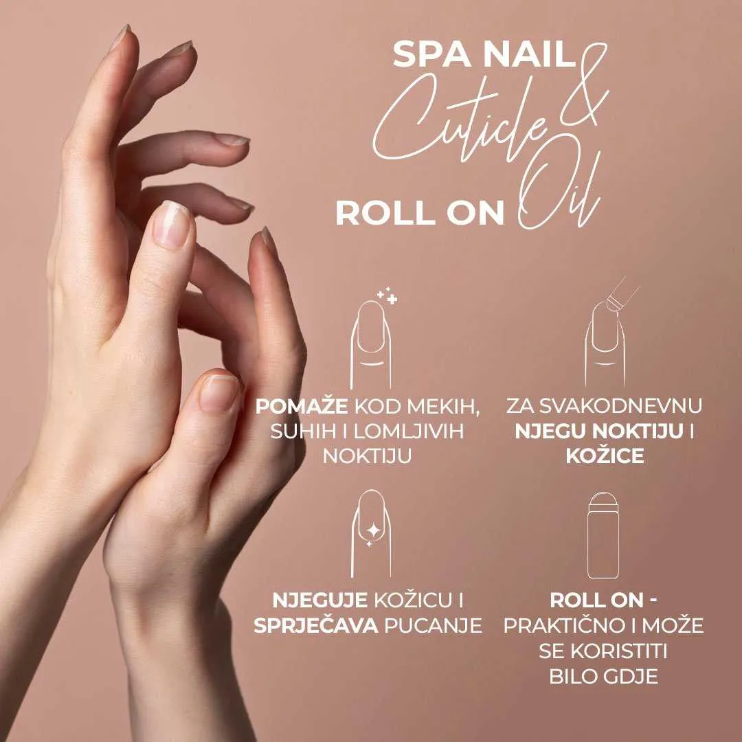 spa nail & cuticle oil roll on – blueberry 9ml - slika 1