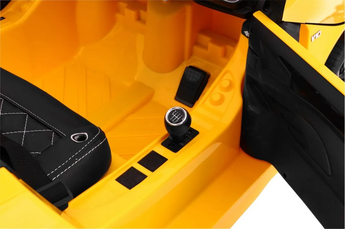licencirani auto na akumulator audi r8 spyder rs - žuti - slika 6