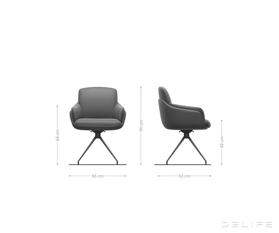 blagovaonska stolica luan, materijal: chenille - slika 6