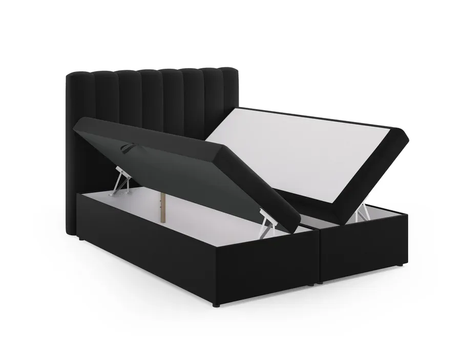 box spring krevet kelp, materijal: baršun - slika 3