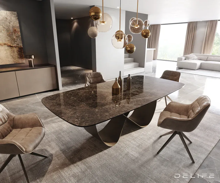 Blagovaonski stol Edge 240x120cm, Materijal: Keramika na staklu - Čakovec, Čakovec-zapad