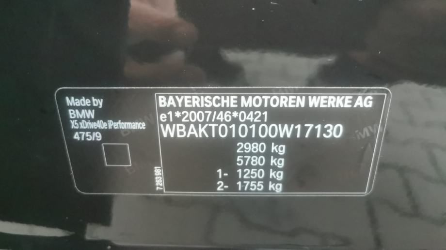 bmw x5 40e m paket iperformance, sniženo akcija, pdv-a,xdrive - hibrid - slika 11