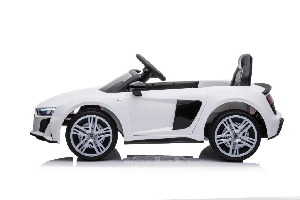 licencirani auto na akumulator audi r8 lift a300 - bijeli - slika 3