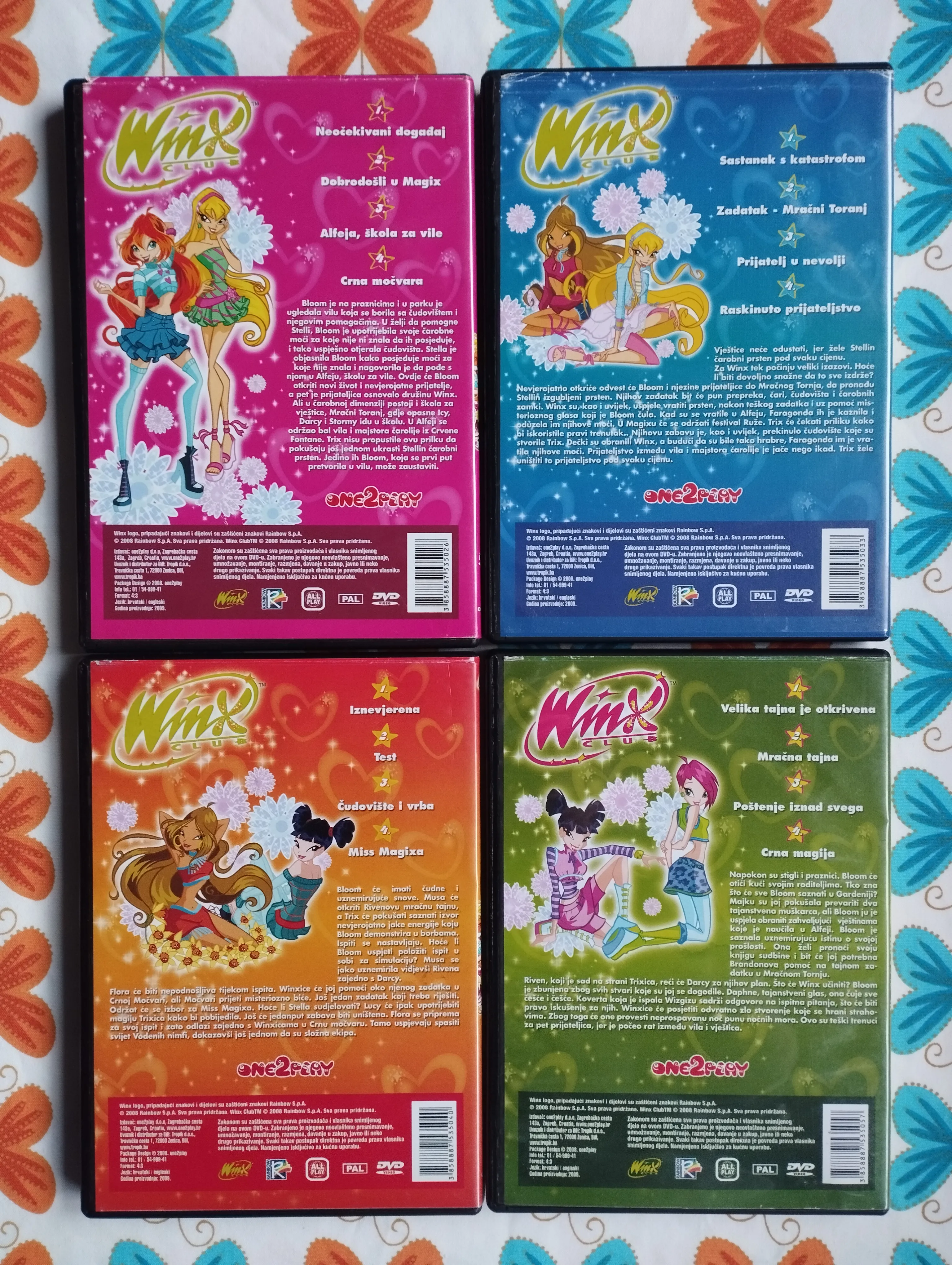 winx club - 1 sezona - dvd 1,2,3,4 - slika 2