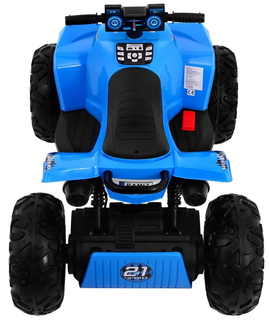 quad na akumulator sport run 4 x 4 - plavi - slika 6