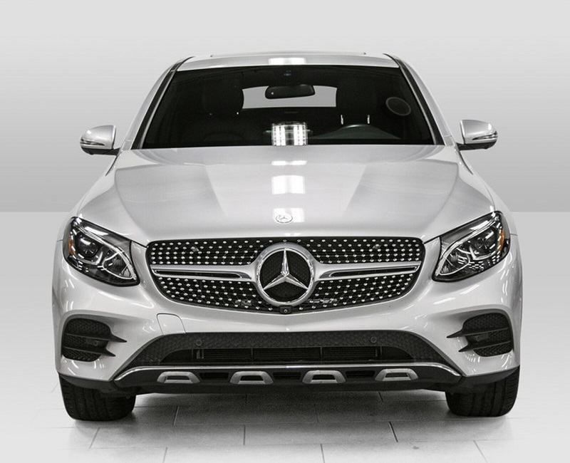diamond maska za mercedes a-b-c-e-cla-gla-glc klasa- srebrne-crne - slika 9