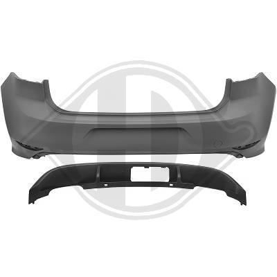 zadnji difuzor + auspuh za golf 5-6-7 gti / r izgled-top izgled-tuv - slika 9