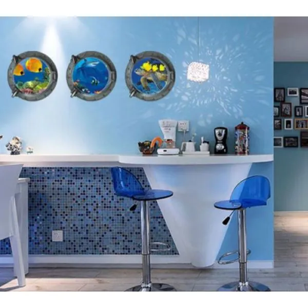 3d wall sticker morski život - slika 3
