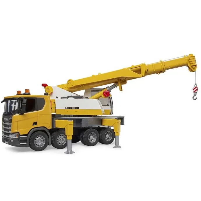 bruder kamion dizalica scania super 560r liebherr - slika 4