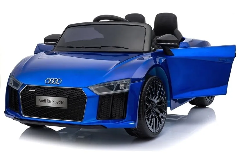 licencirani auto na akumulator audi r8 spyder - plavi - slika 5