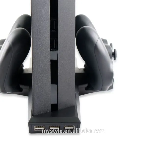 3u1 višenamjenski punjač dock stalak cooler za ps4 konzolu - slika 5