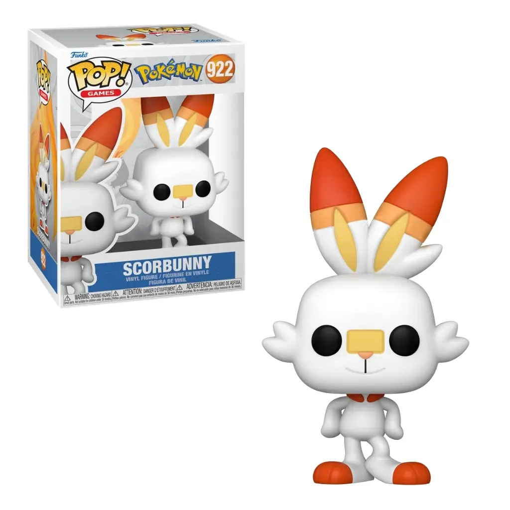 funko pop! games: pokémon – scorbunny #922 - slika 4