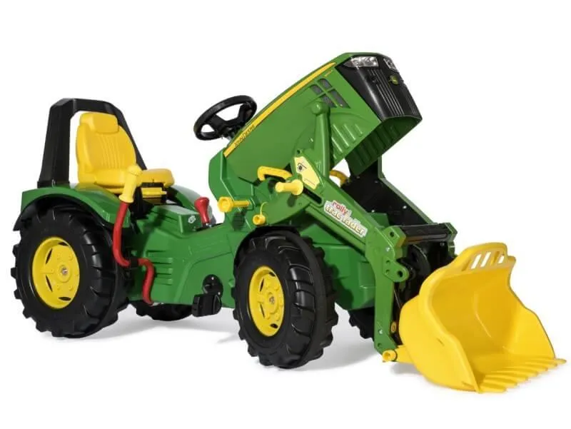 rolly toys john deere 8400r traktor na pedale sa utovarivačem - slika 2