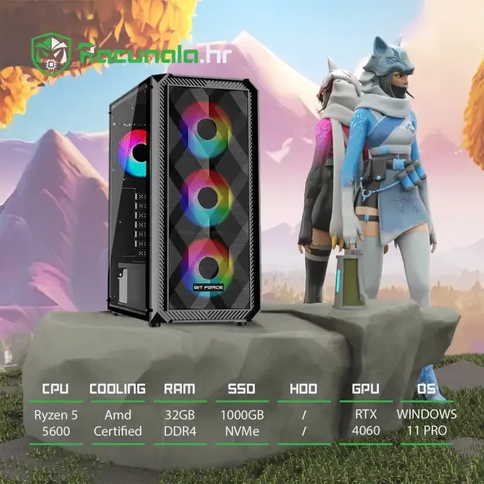 GamingPC Royal Knight (Ryzen 5 5600, 32GB DDR4, 1TB SSD - Mala Gorica, Sveta Nedelja