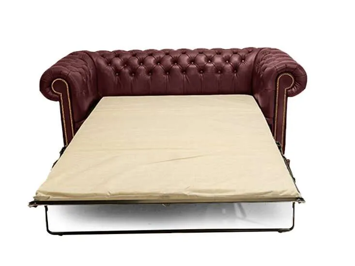 Chesterfield Trosjed Ležaj Class Leather | 3-sjedišta - Ježdovec, Zagreb