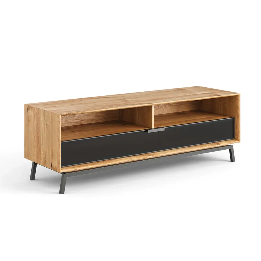 TV Komoda Modern Loft 160x50cm, Materijal: Masivno Drvo Hrast - Čakovec