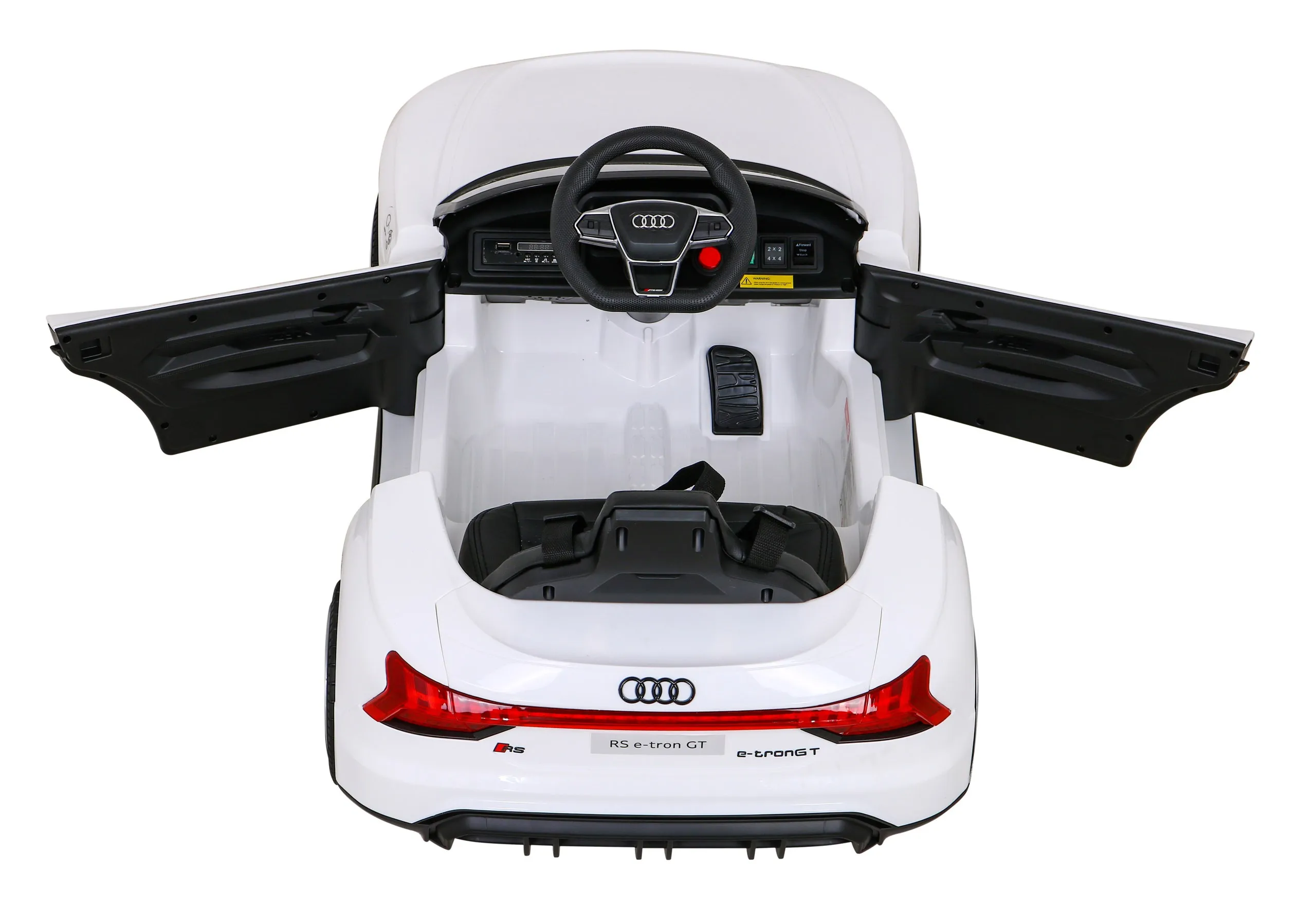 licencirani auto na akumulator audi rs e-tron gt - bijeli - slika 6