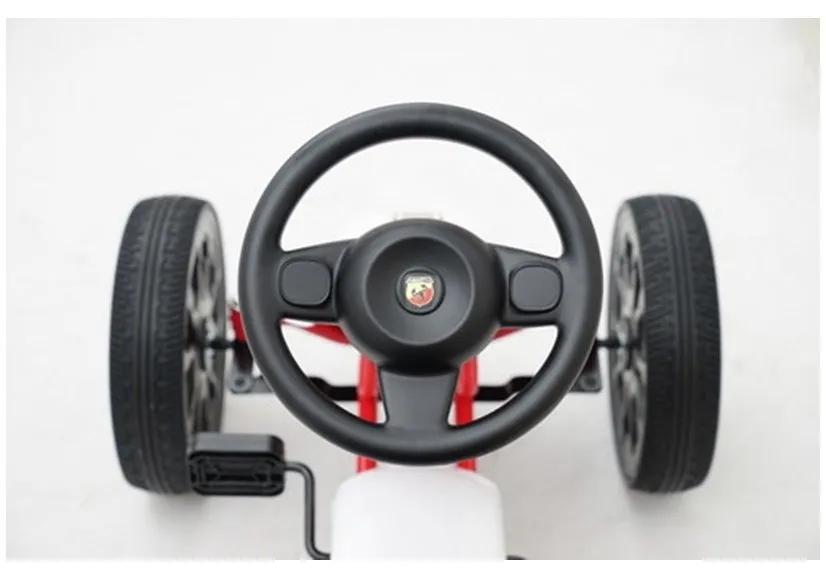 go-kart na pedale abarth - bijeli - slika 7