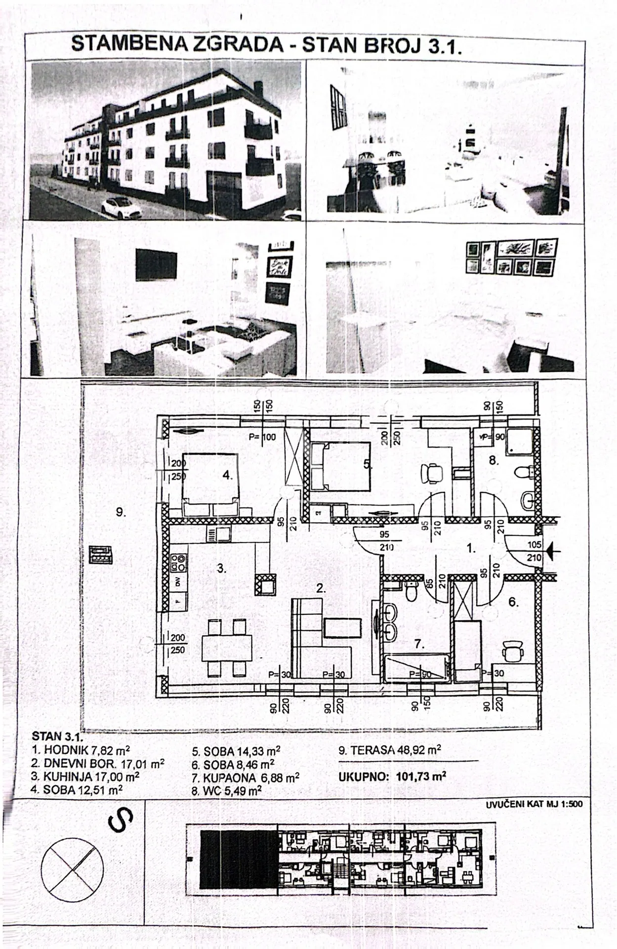 lučko - stan u novogradnji - s 3.1. - 101,73 m2 - slika 4