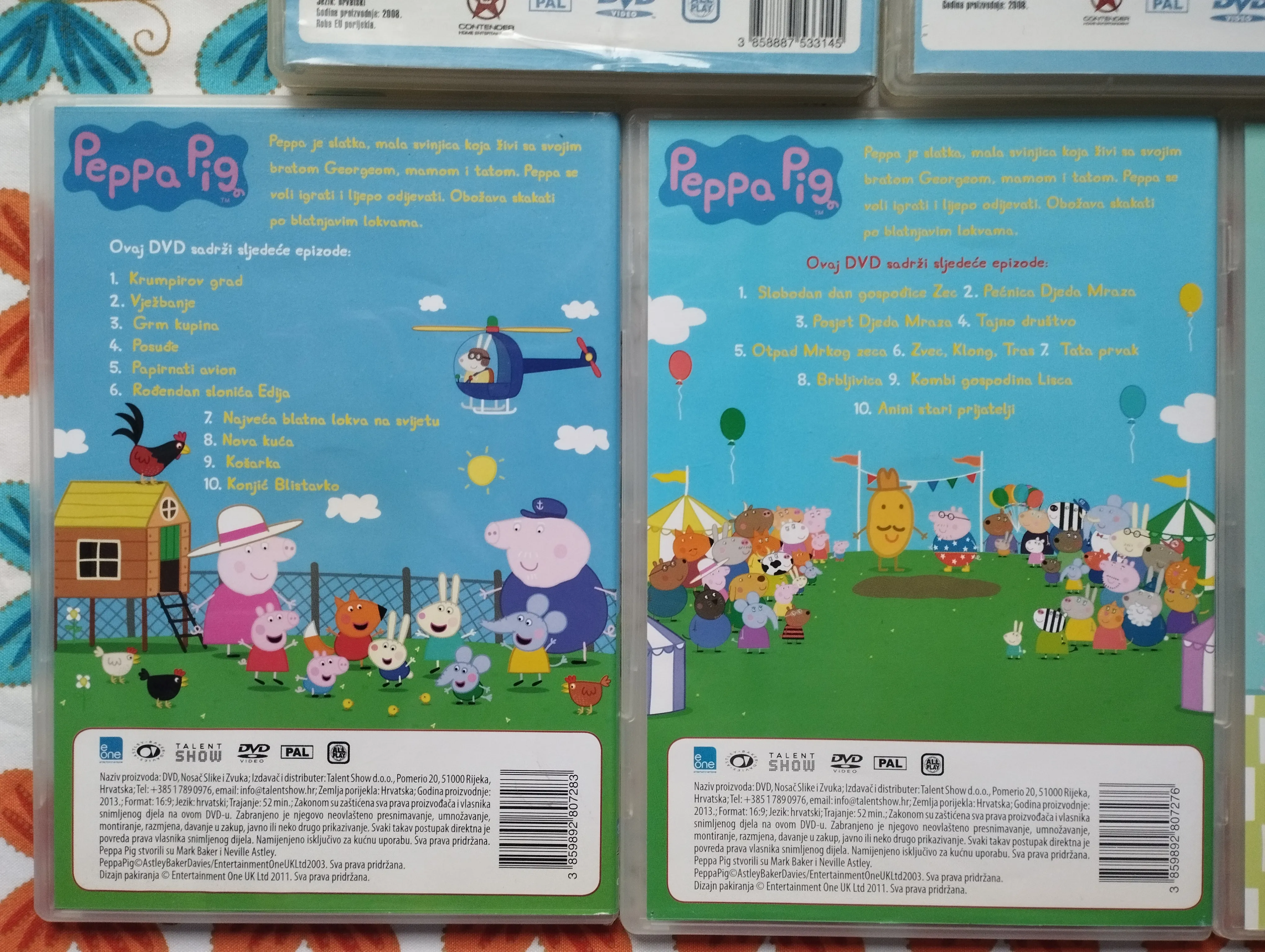 peppa pig dvd - više naslova - slika 5
