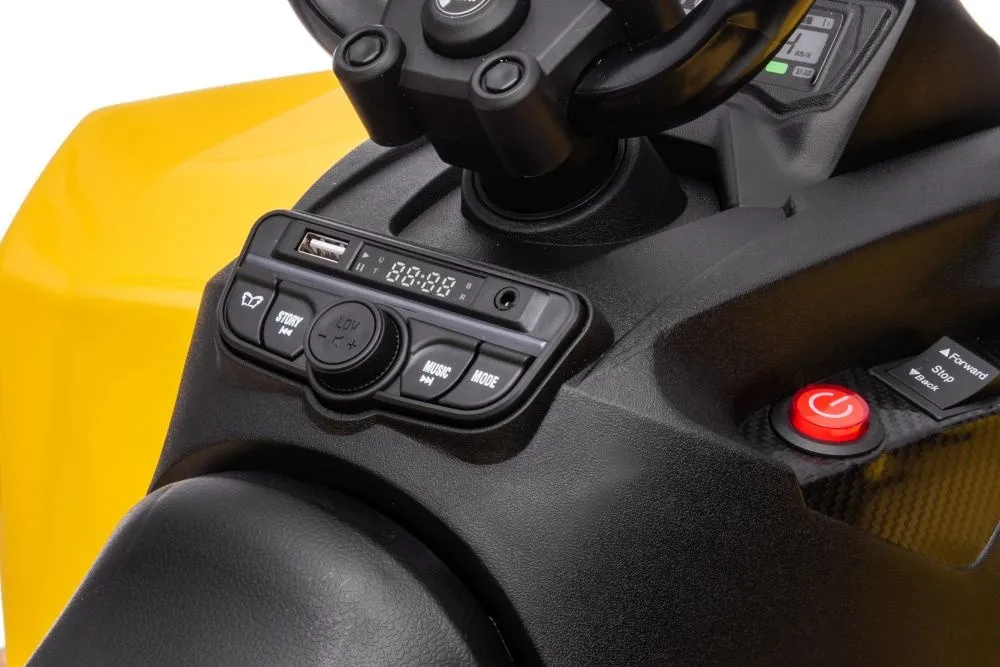 quad na akumulator can-am renegate 4x4 - žuti - slika 11