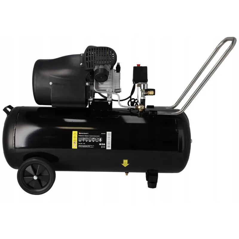 uljni kompresor, 2 cilindra v 100l, 2, 3kw, 412l/min. 8 bara - slika 1