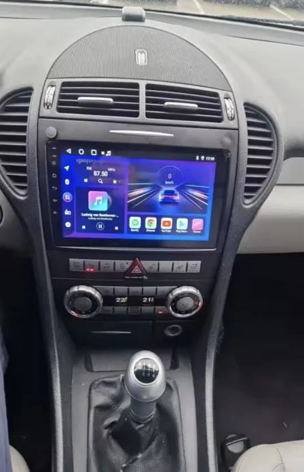 mercedes slk r171 2din radio navigacija multimedija original kamera - slika 6