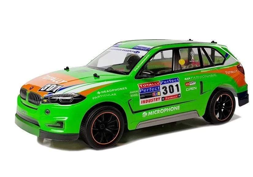 auto na daljinsko upravljanje sports car r/c 1:10 2.4g green - zeleni - slika 2