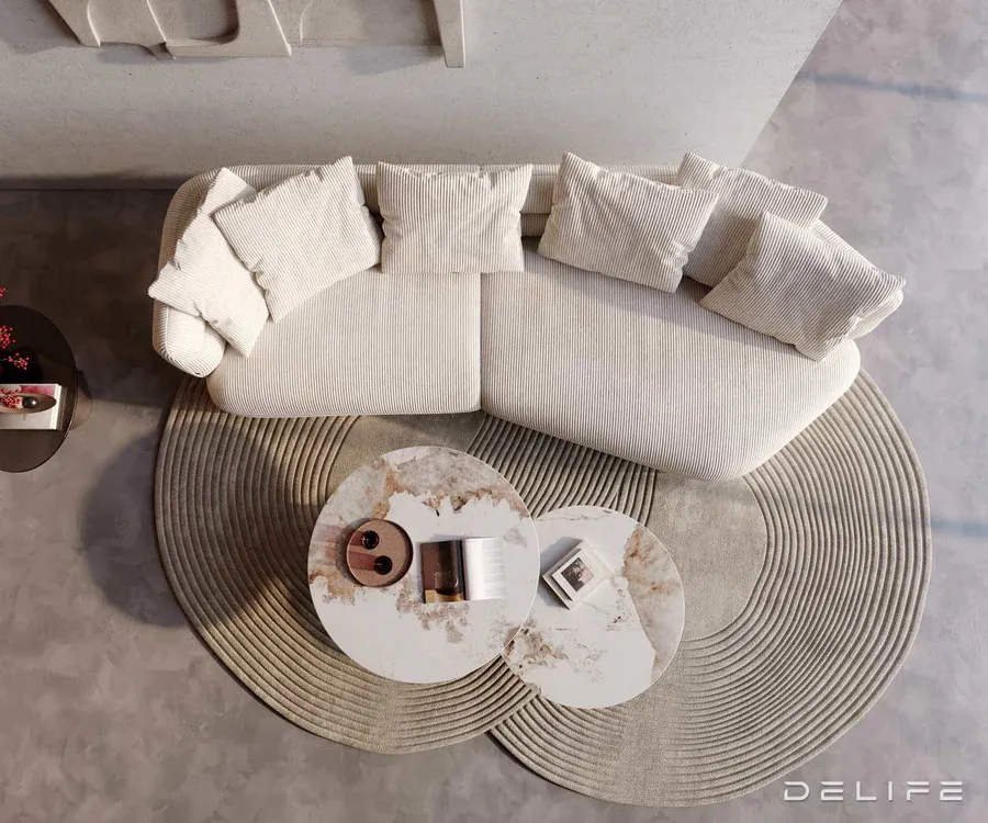 sofa roya 320x138cm, materijal: rebrasta tkanina - slika 4