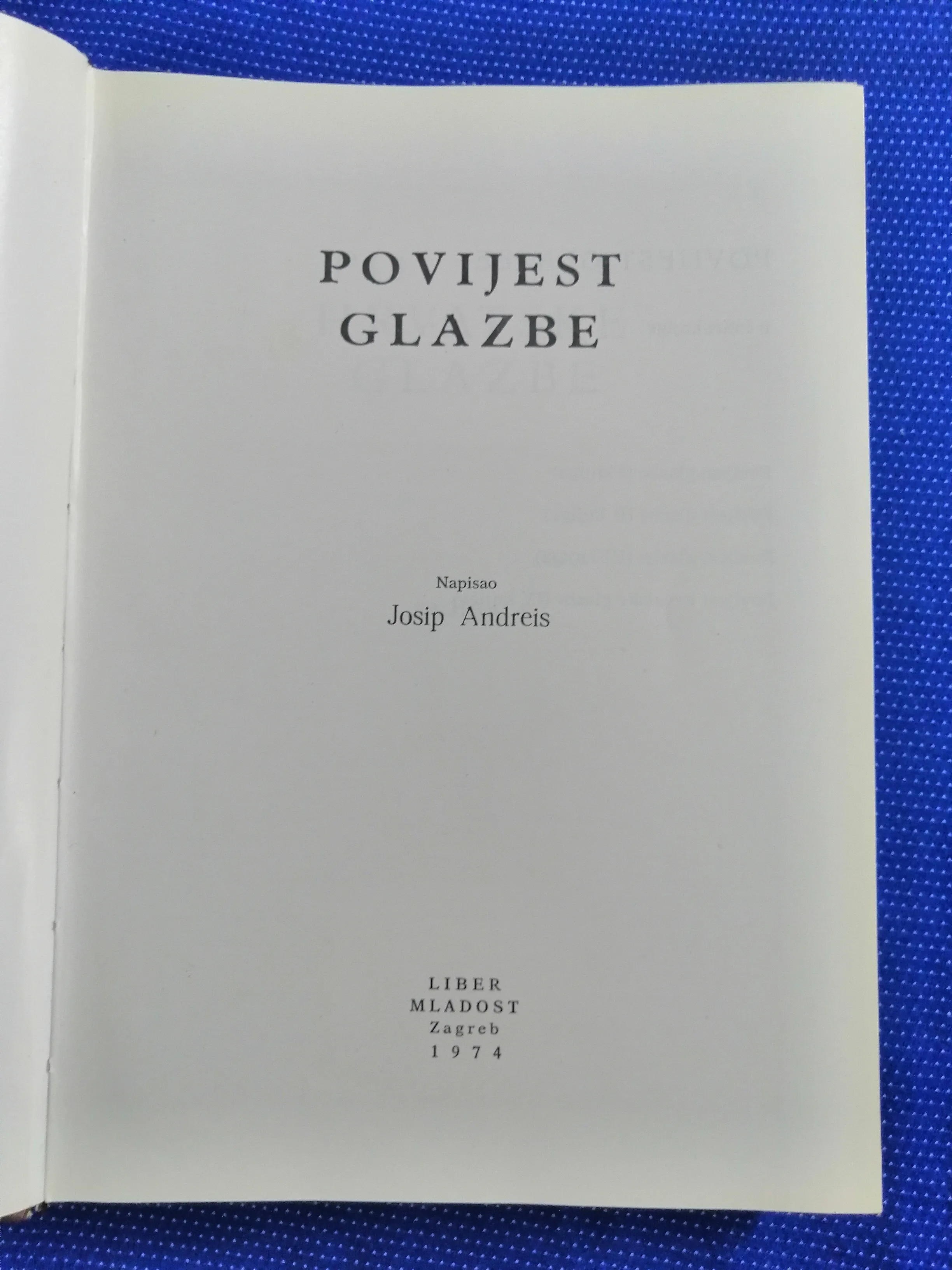 josip andreis – povijest glazbe 4 : povijest hrvatske glazbe - slika 2