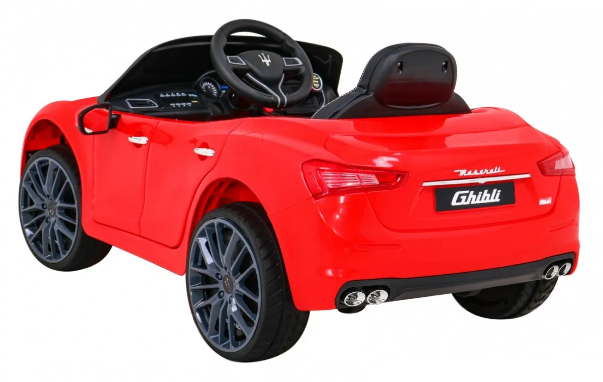 licencirani auto na akumulator maserati ghibli - crveni - slika 4