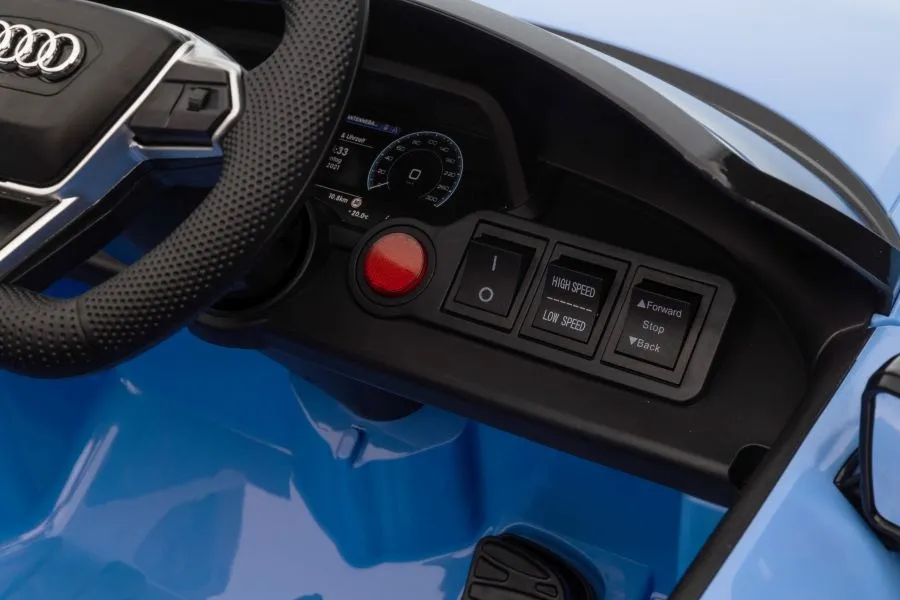 licencirani auto na akumulator audi e-tron gt 4x4 - plavi - slika 5