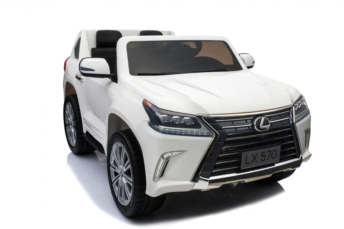 licencirani auto na akumulator lexus lx570 4x4 - dvosjed - bijeli - slika 10