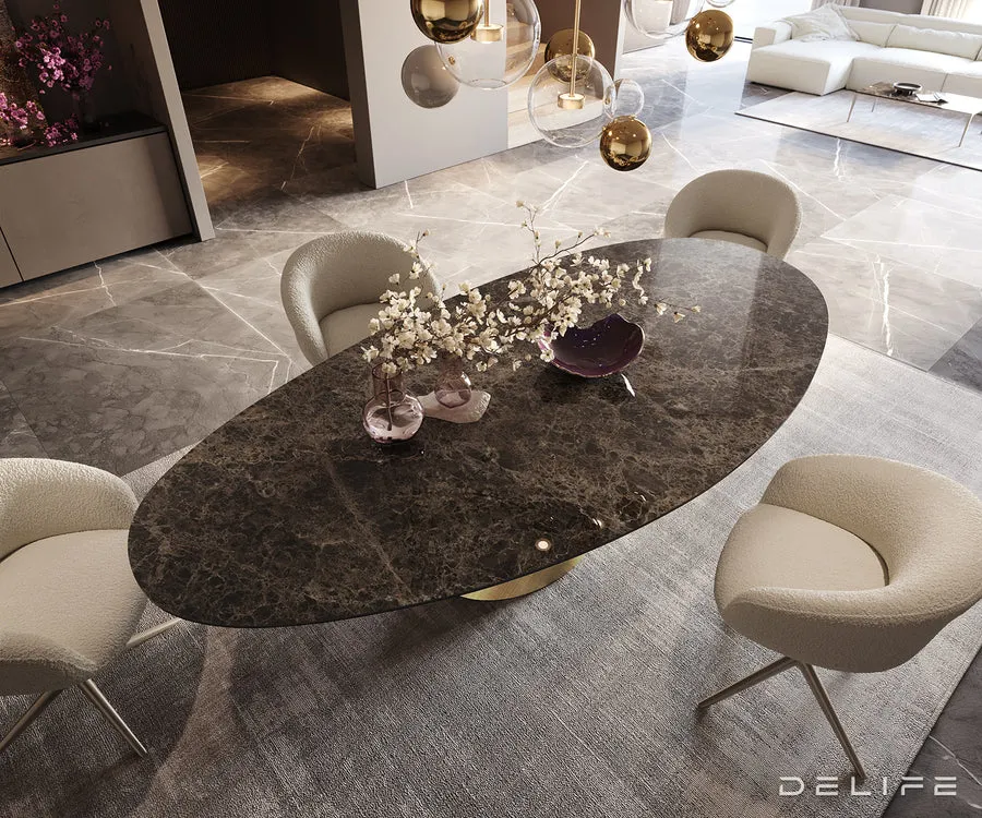 blagovaonski stol edge 280x130cm, materijal: keramika - slika 3