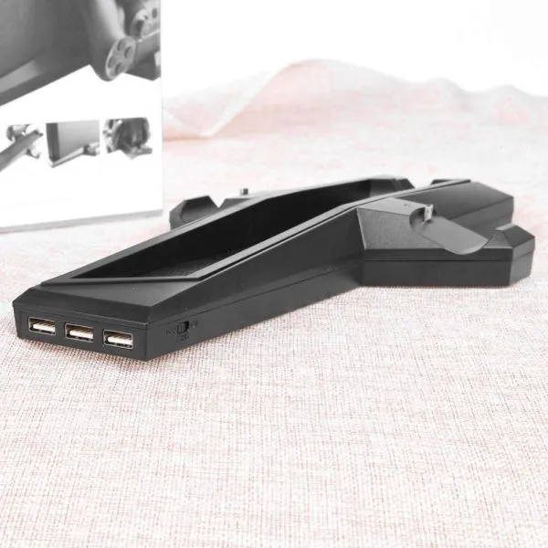 3u1 višenamjenski punjač dock stalak cooler za ps4 konzolu - slika 3