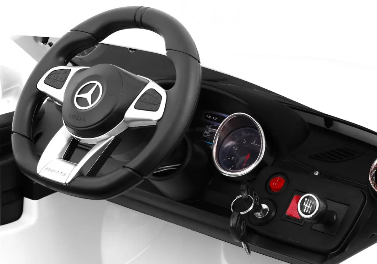 licencirani auto na akumultor mercedes amg sl65 - bijeli - slika 5