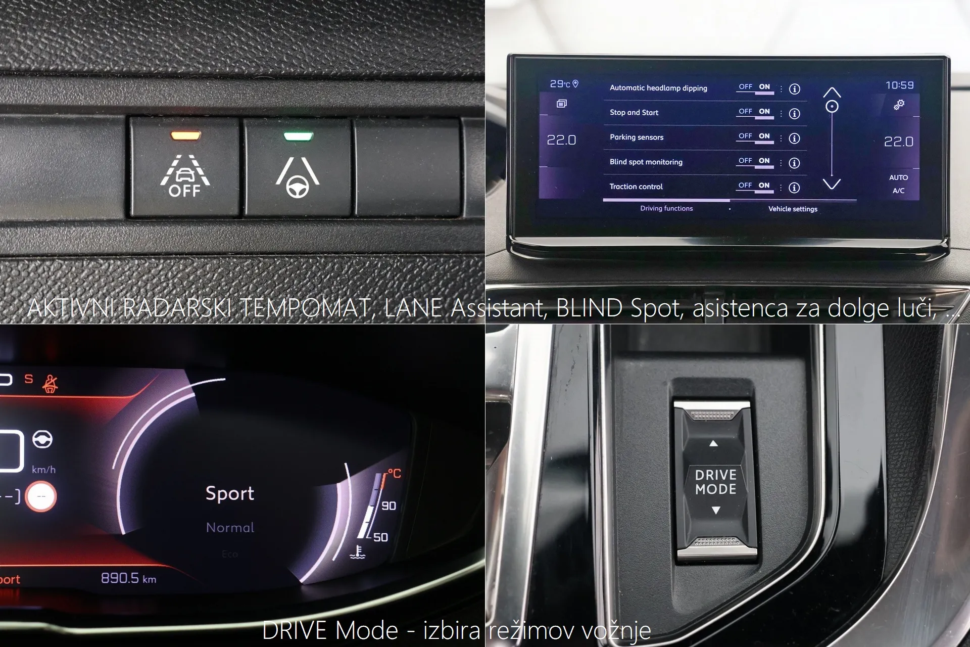 peugeot 5008 2.0bluehdi at8 gt-line 180km pano led dab 7sejedala - slika 14
