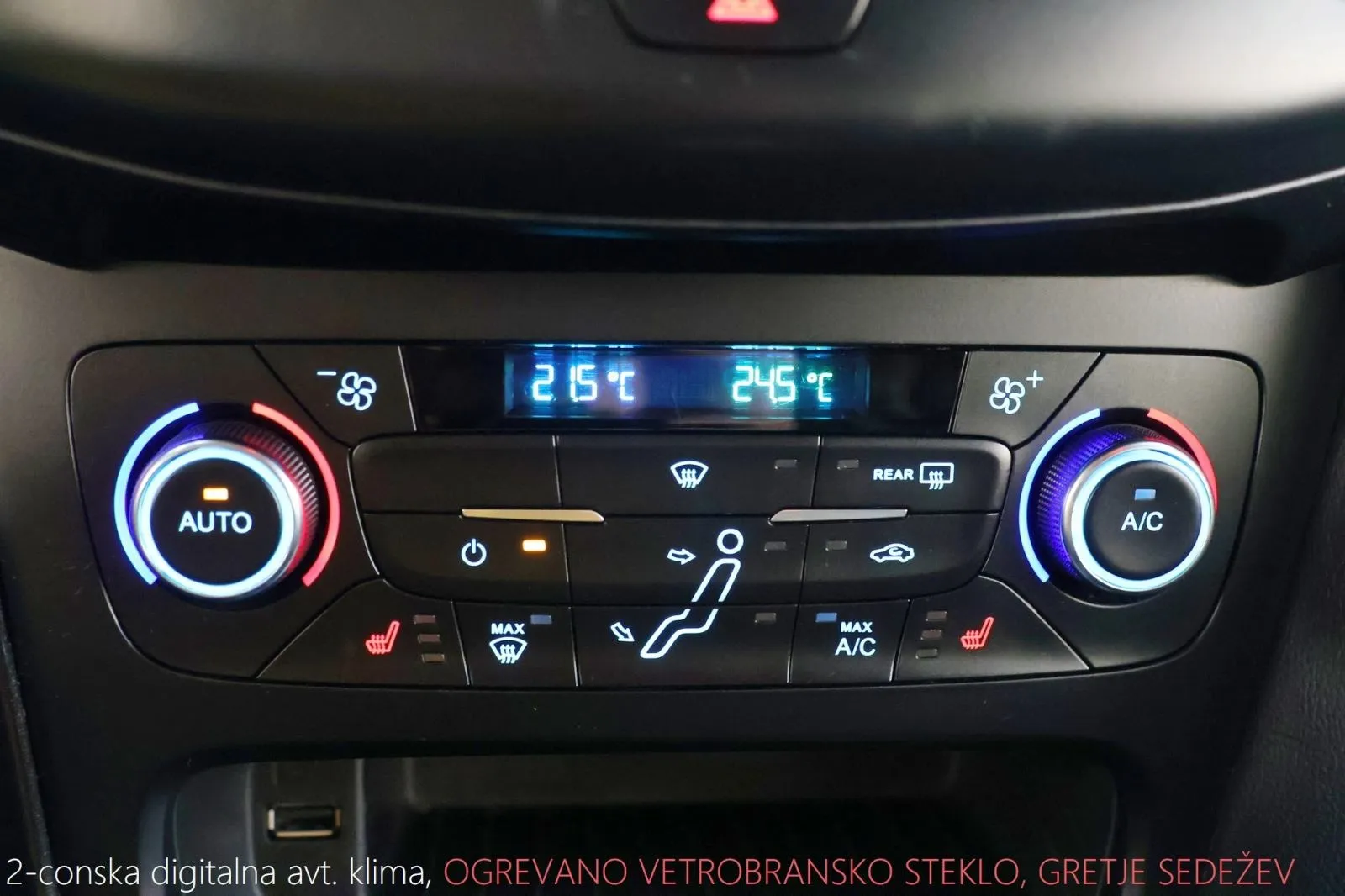 ford focus 1.5tdci powershift titanium 120km navi kamera - slika 17