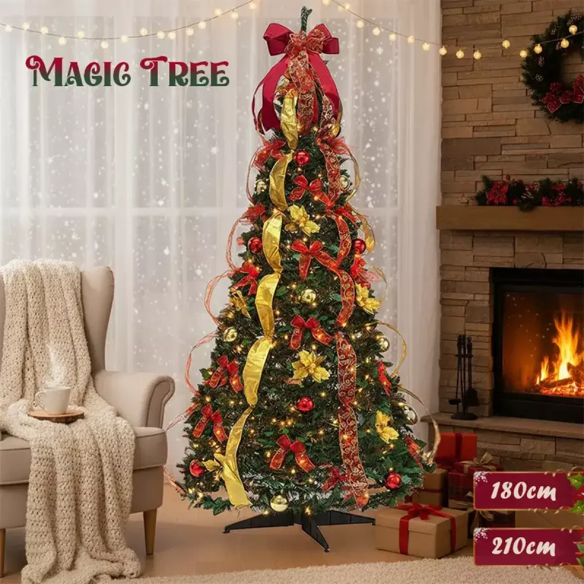 magic tree božićno drvce – ukrašeno i spremno u 1 minuti - slika 2