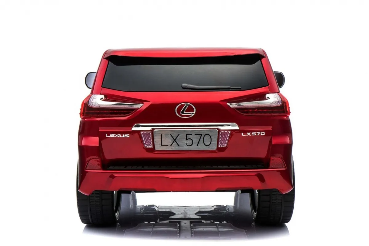 licencirani auto na akumulator lexus lx570 4x4 - dvosjed - crveni - slika 5