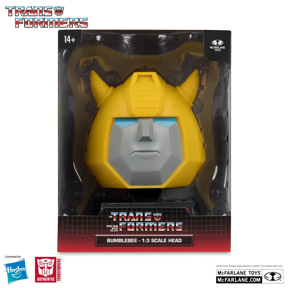 mcfarlane transformers – bumblebee 1:3 scale head - slika 5