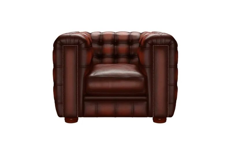 Chesterfield Royal Kingsley Fotelja | 1-sjedište | Antique Chestnut - Ježdovec, Zagreb