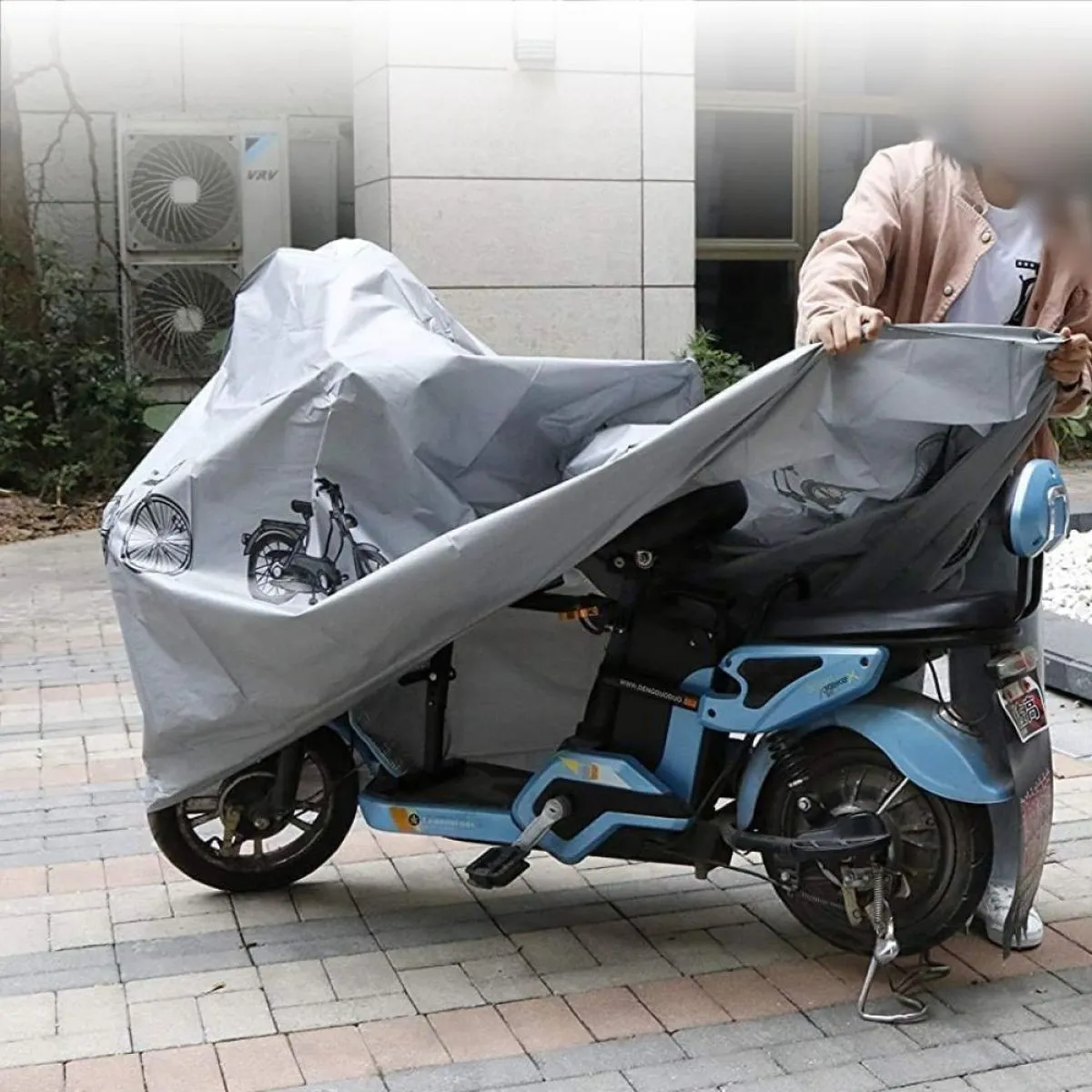 cerada za bicikl, moped - vodonepropusna - slika 5